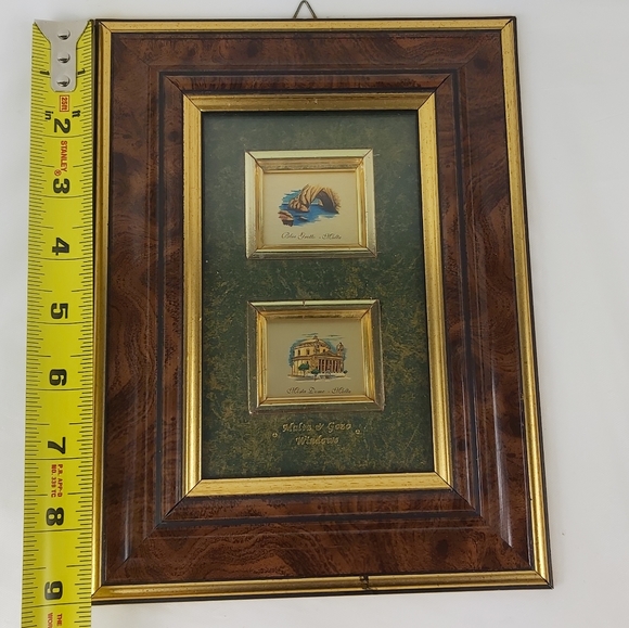 - Vintage gold tone framed painting - Picture 4 of 8